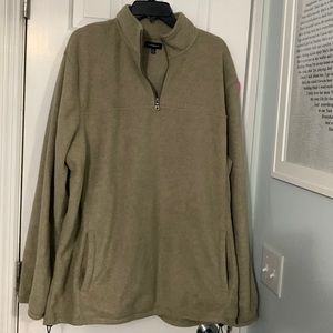 XXL Mens fleece 3/4 zip up